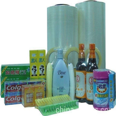 毎日の必要のための明確なプラスチック ロールPOF収縮のパッキング フィルムの中央見開きページのポリオレフィンの収縮フィルム